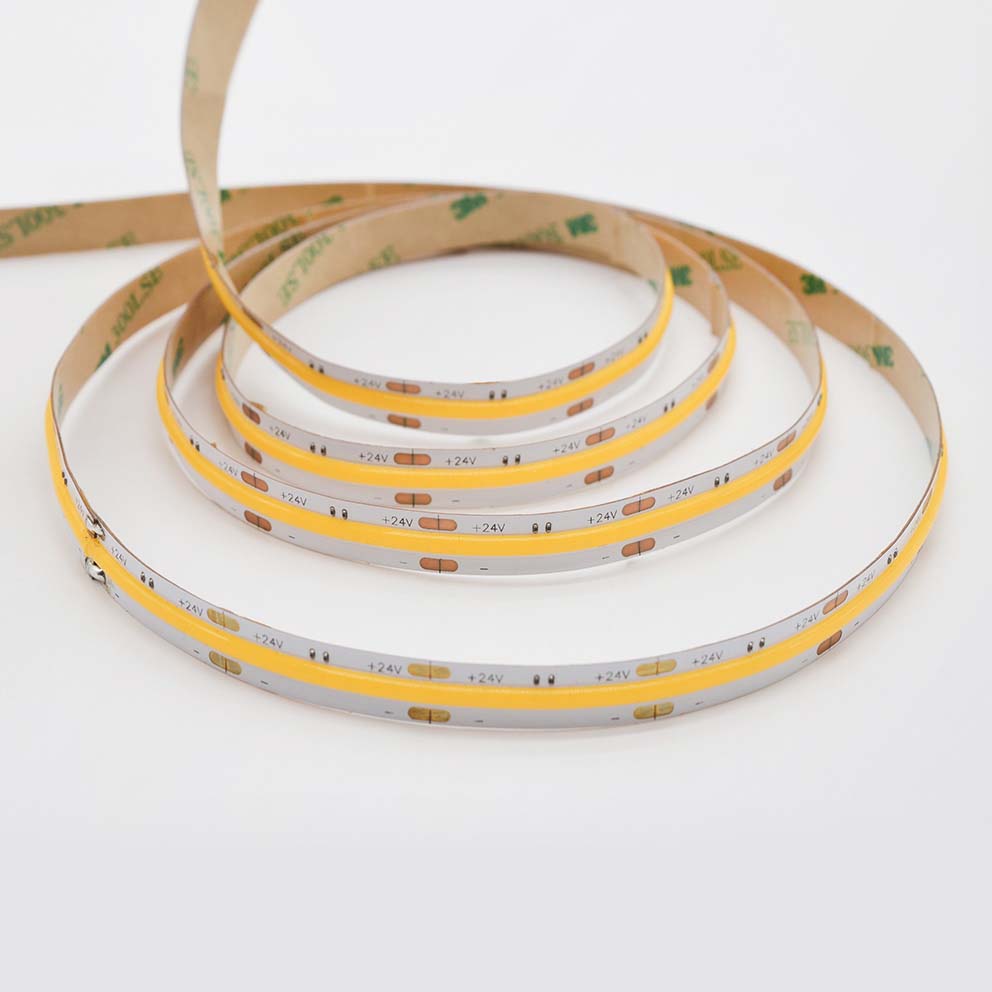 Seamless 10mm Wide Mono White COB LED Strip Lights(No voltage Drop)